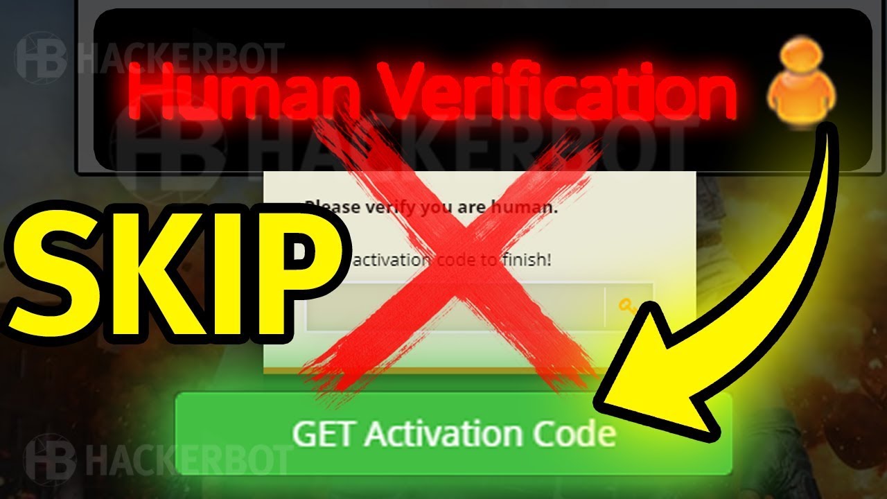 how to skip verification human